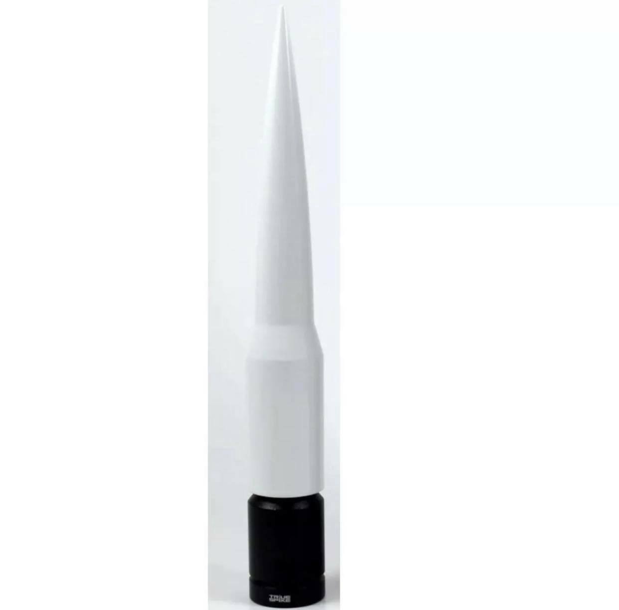 White Spike Bullet Antenna for Chevy Silverado and GMC Sierra 2007 to 2021