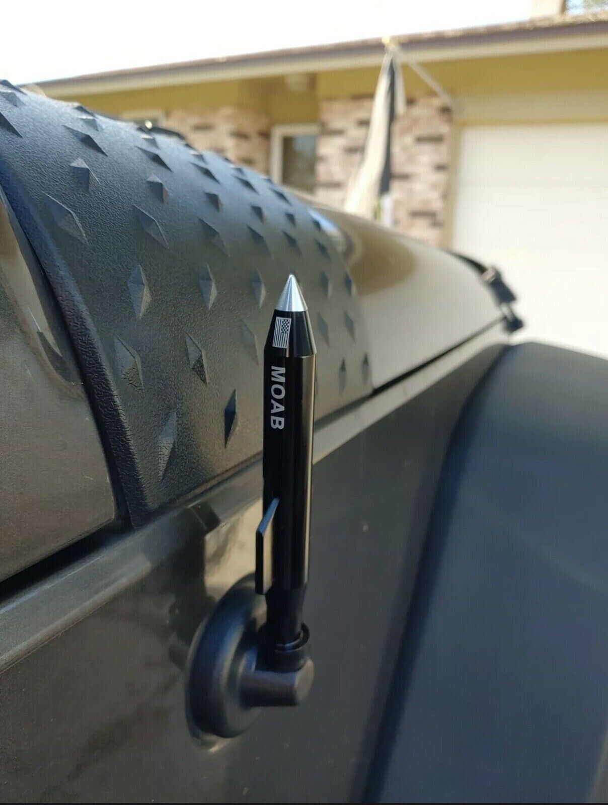 MOAB VMS Black Antenna for Ford Bronco Models with Screw On Antenna