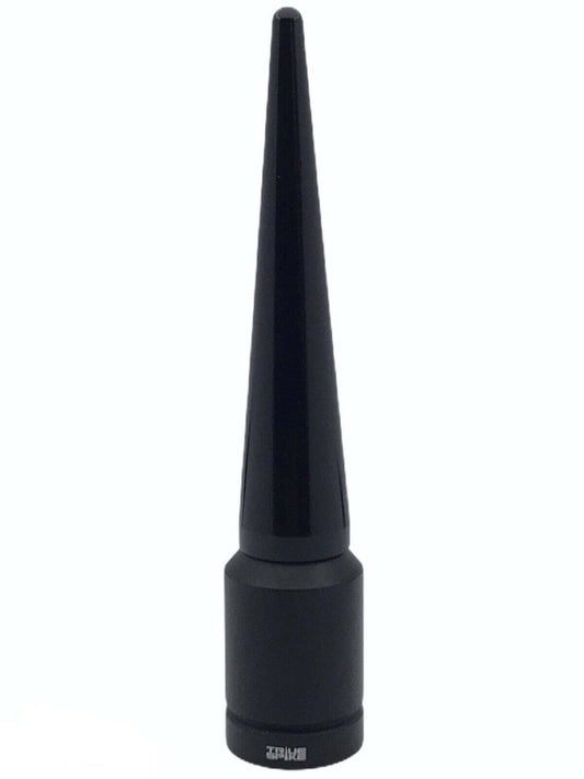 True Spike 4 Inch Spiked Black Antenna Fits Ford F150 and Ranger