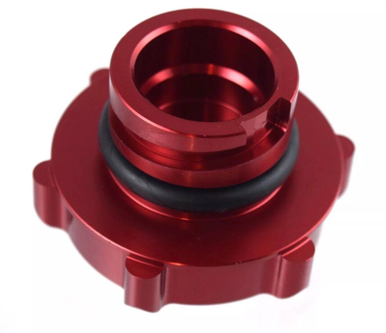 Red Oil Filler Cap Billet Aluminum Fits LS1 LS2 LS3 LS6 Mobile One Emblem