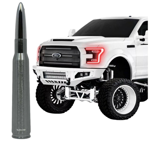 VMS Bullet Antenna Gunmetal for Ford F250 F350 F450 Super Duty