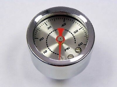 Oil Pressure Gauge Harley Davidson Evolution Shovelhead Big Twin Engine 0-60 PSi