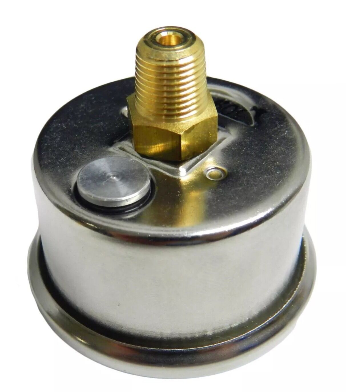 BLACK FUEL PRESSURE GAUGE IN LIQUID FOR HONDA CIVIC 1.5" 100PSI 1/8 NPT B