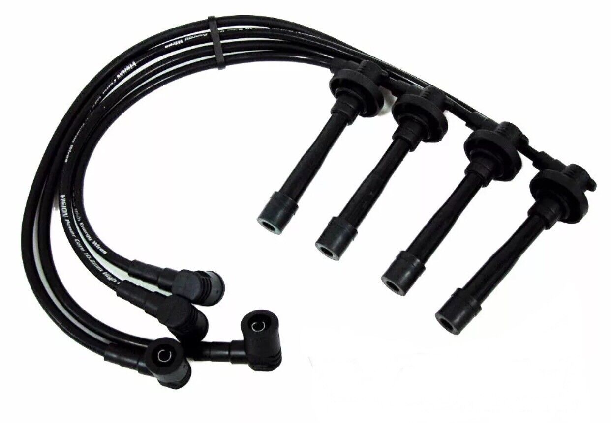 High Performance Black Spark Plug Wires For Honda Accord 1990-1997 SOHC 2.2L