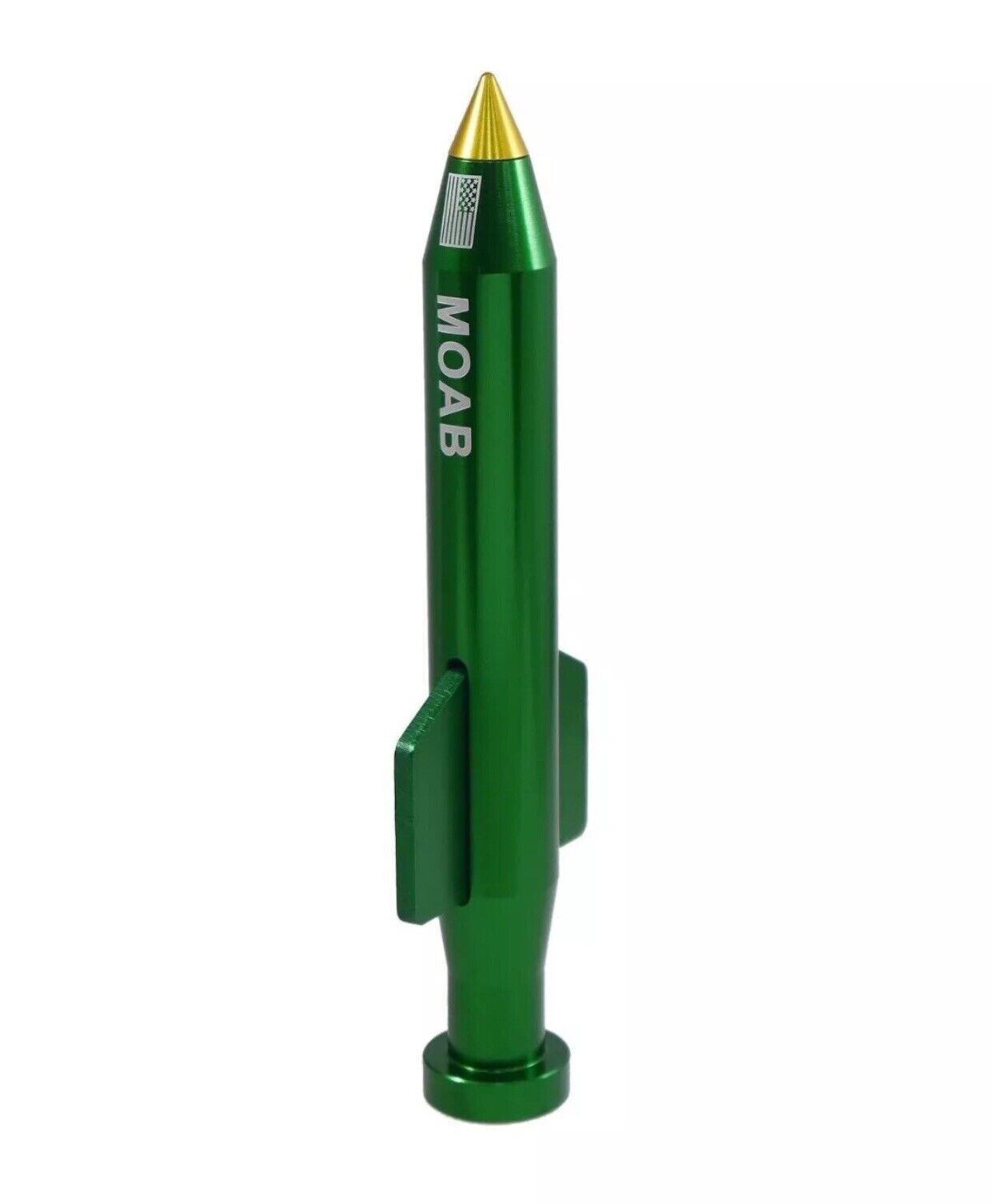 Green MOAB Mother of All Bombs Short Bullet Antenna For Ford F150 F250 F350