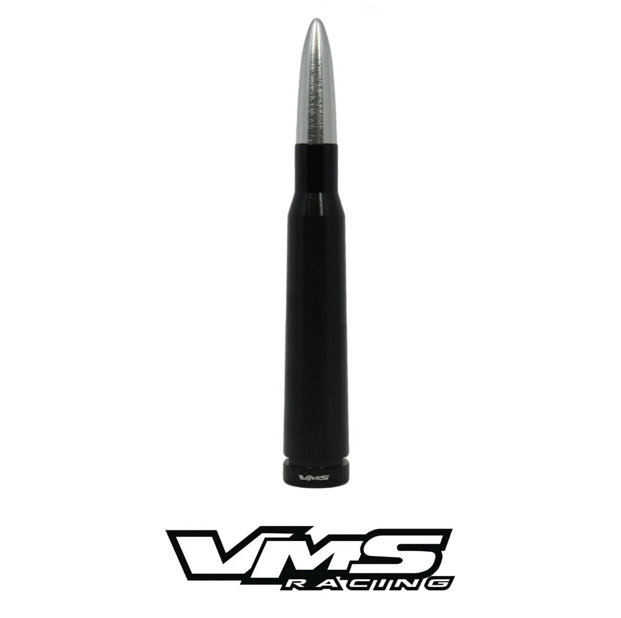 VMS Black Bullet Antenna For Chevy S10 Blazer Tahoe Suburban GMC Sonoma Silver