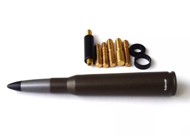 Bullet Antenna Army Style Ammo 50 Caliber Ford Mustang F150 F250 F350