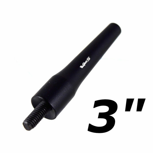 Short Black Antenna for Jeep Wrangler and Gladiator Fits All Models 2007 to 2020