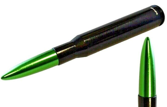 Toyota Tundra TRD Black Bullet Antenna 5.5 Inch Short Stubby Green Tip