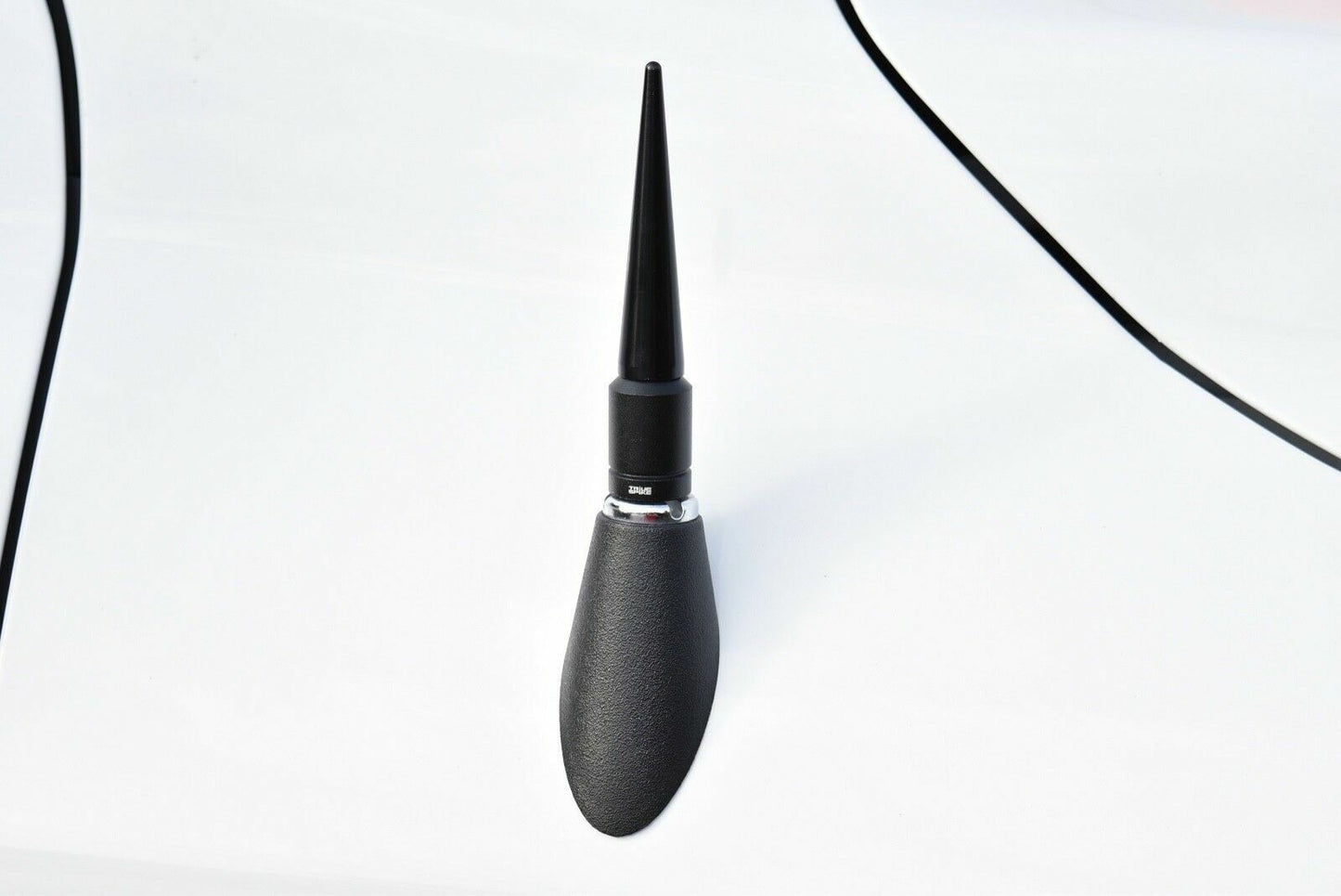 True Spike 4 Inch Spiked Black Antenna Fits Ford F150 and Ranger