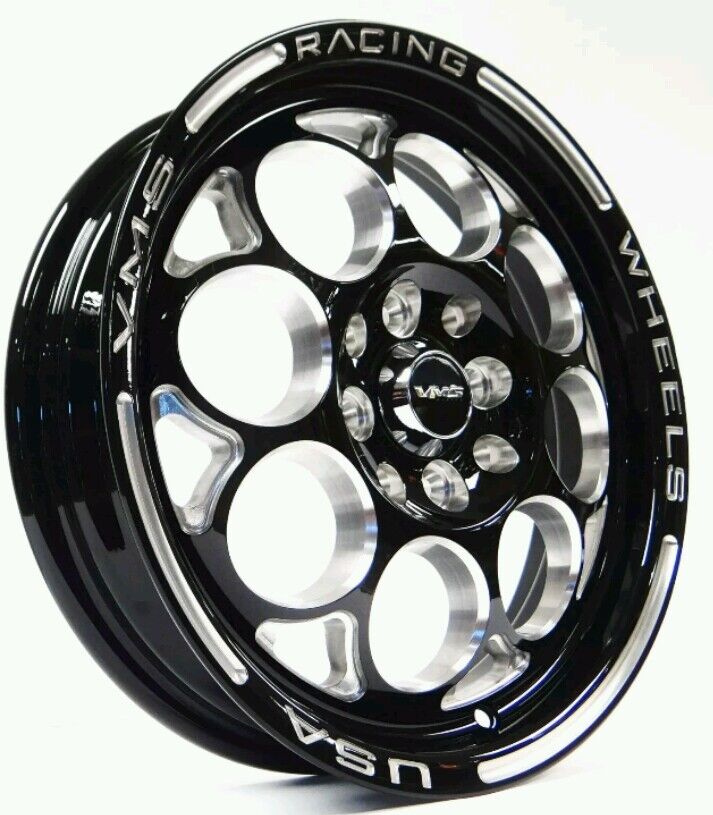 Two Skinny Drag Race Wheels 15x3.5 4x100 4x114.3 Offset 10