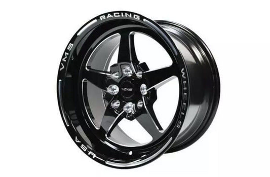 1 VMS Racing Black Star Street Wheel Rim 15x8 4x100 4x114.3 Offset 20 73.1 CB