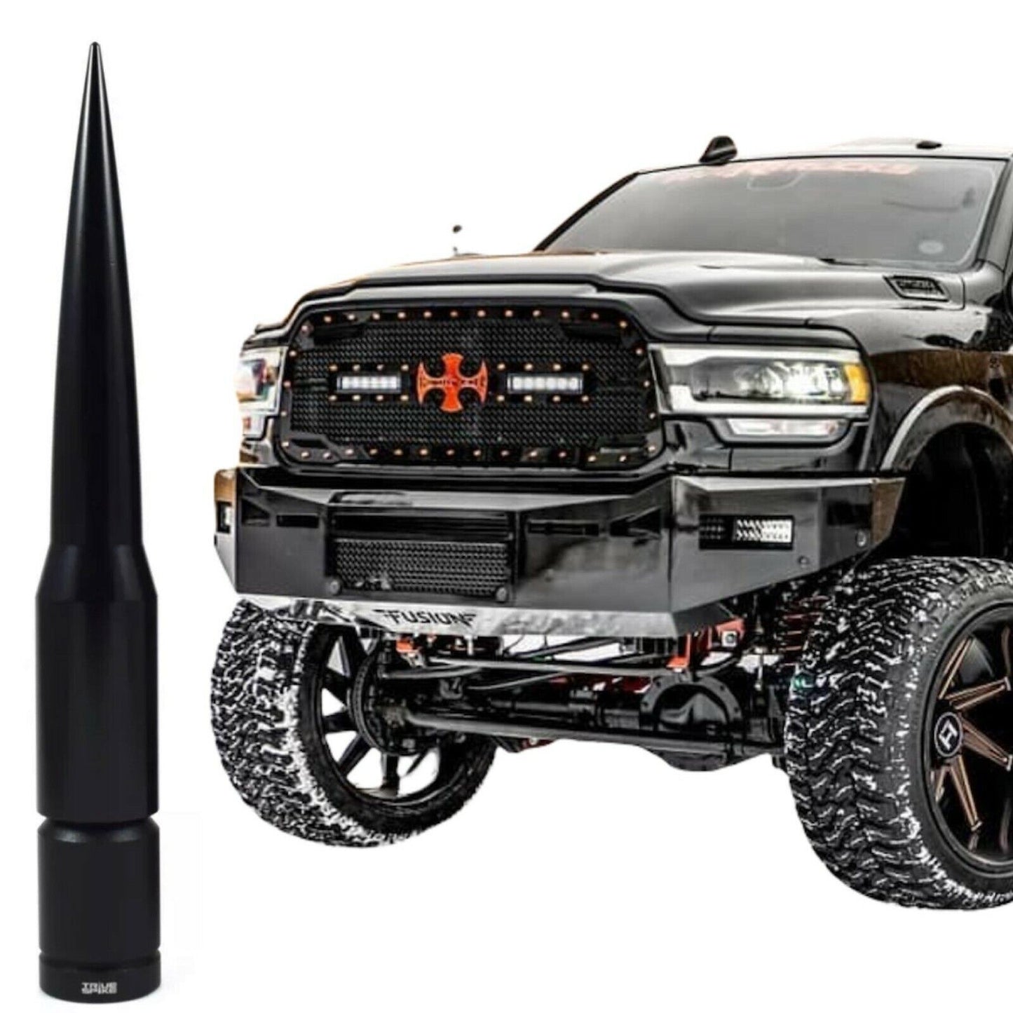 Black Bullet Antenna for Dodge Ram All Models and Years 1500 2500 3500