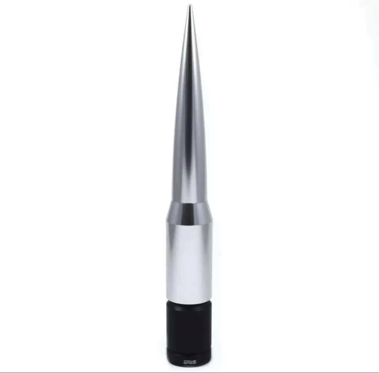 Silver Spike Bullet Antenna for Chevy Silverado and GMC Sierra 2007 and newer