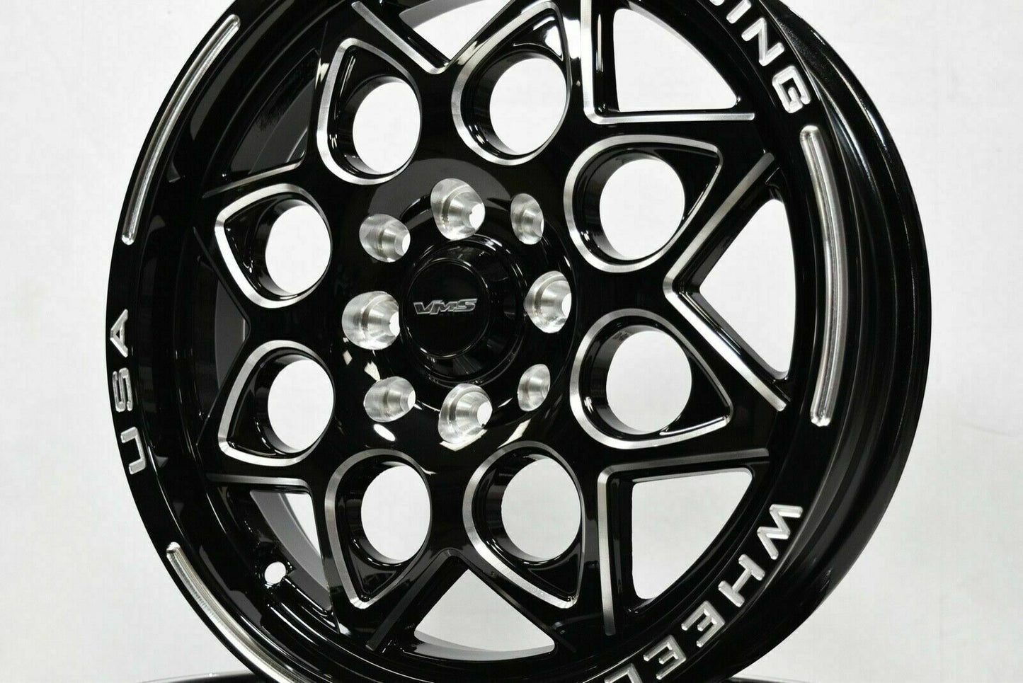 VMS RACING RIMS ROCKET TRACK WHEELS 15X3.5 5X114 5X100 +10 OFFSET