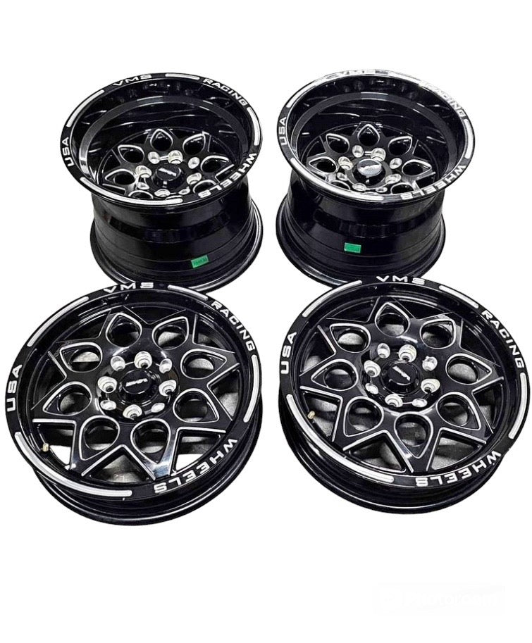 VMS Racing Rocket 13x9 and 15x3.5 4x100 / 4x114.3