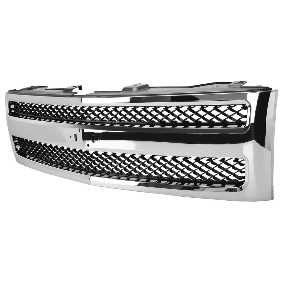 New Chrome Grille for Chevy Silverado 1500 fits 2007 to 2013