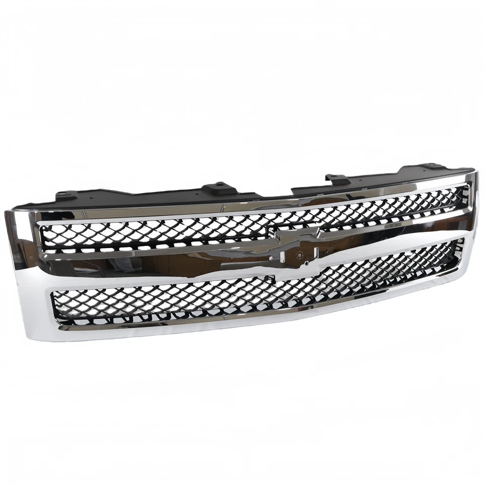 New Chrome Grille for Chevy Silverado 1500 fits 2007 to 2013