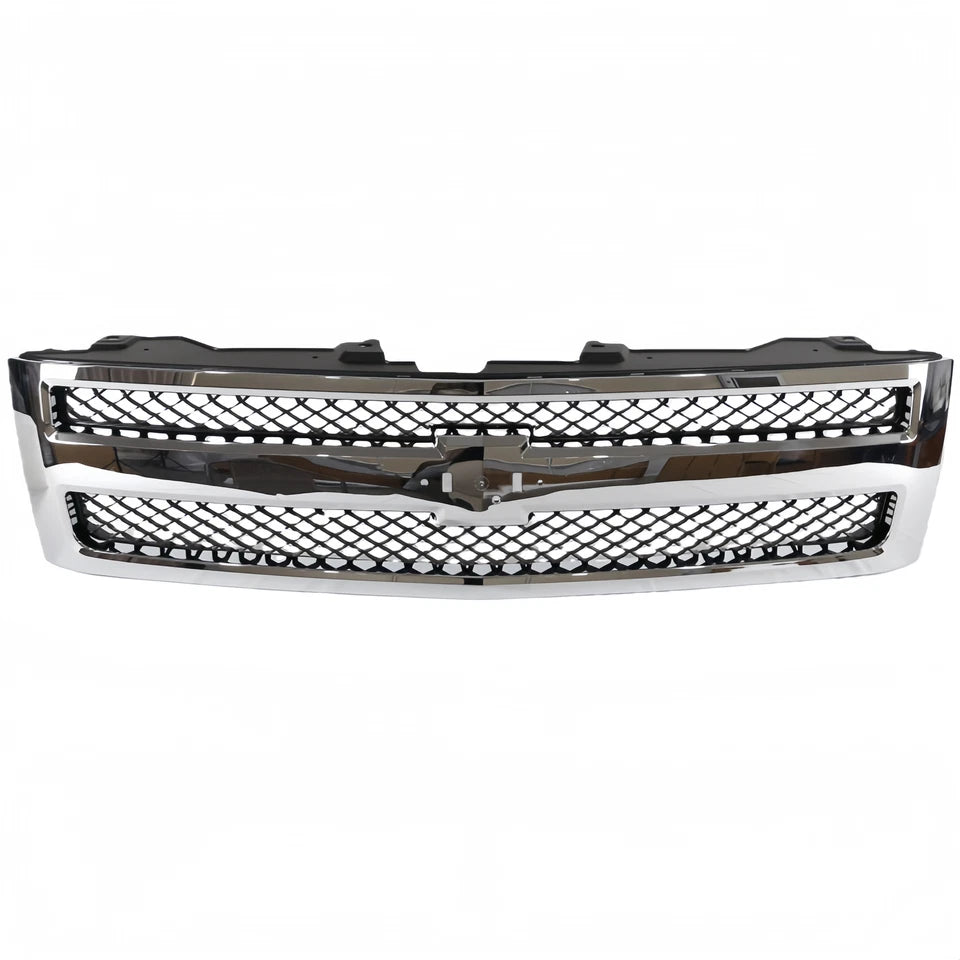 New Chrome Grille for Chevy Silverado 1500 fits 2007 to 2013