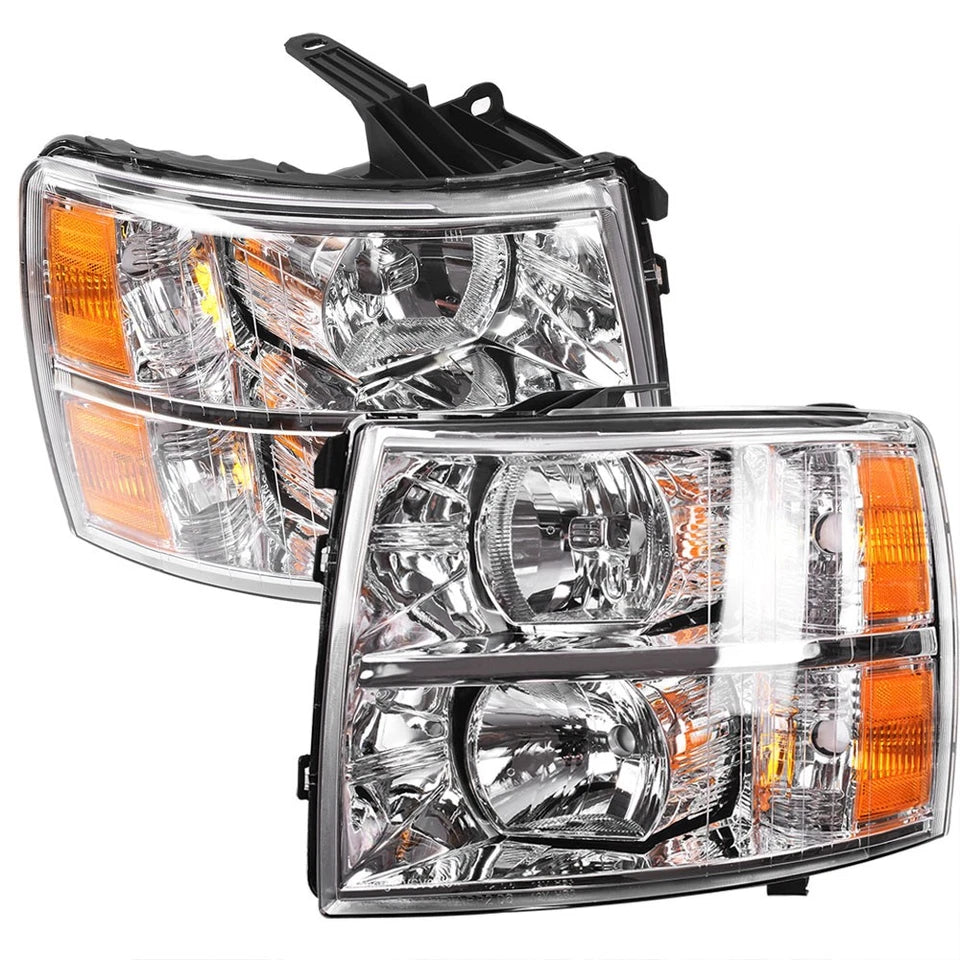 New in Box Silverado Headlights 2007 to 2013 Fits 1500 2500 3500 Left and Right