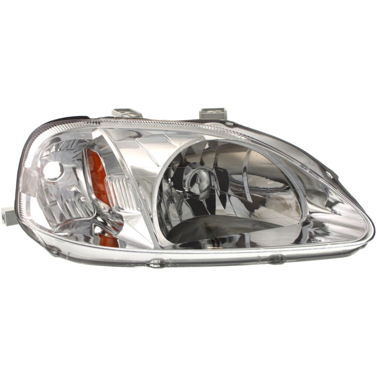 New Stock Clear Headlights for Honda Civic 1999 and 2000 Fits Coupe Sedan and Hatchback Left and Right