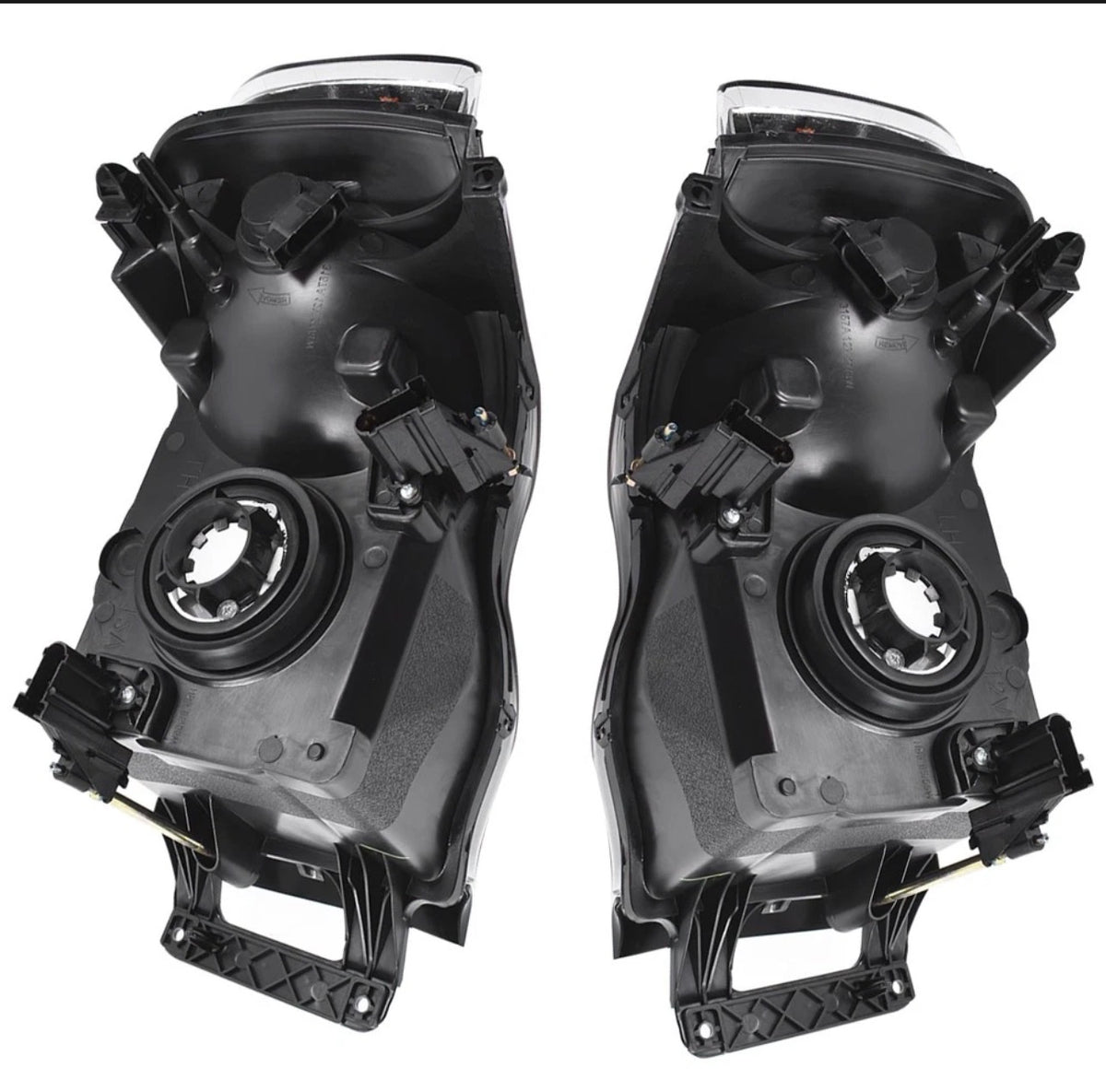 New Black Headlights for Dodge Ram 2002 through 2005 fits all trims 1500/2500/3500