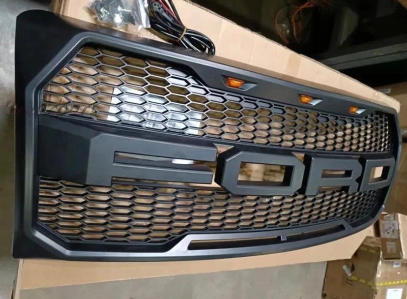 Raptor Style Grille for Ford F150 fits 2009 through 2014 (NOT FOR ACTUAL RAPTOR MODEL)