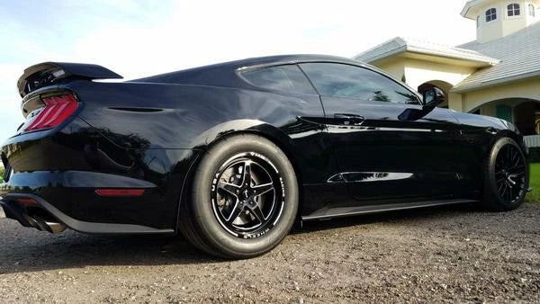 Set of Four VMS RACING V-STAR 17X10 and 18X5 DRAG PACK WHEELS RIMS SET FOR 05+ FORD MUSTANG