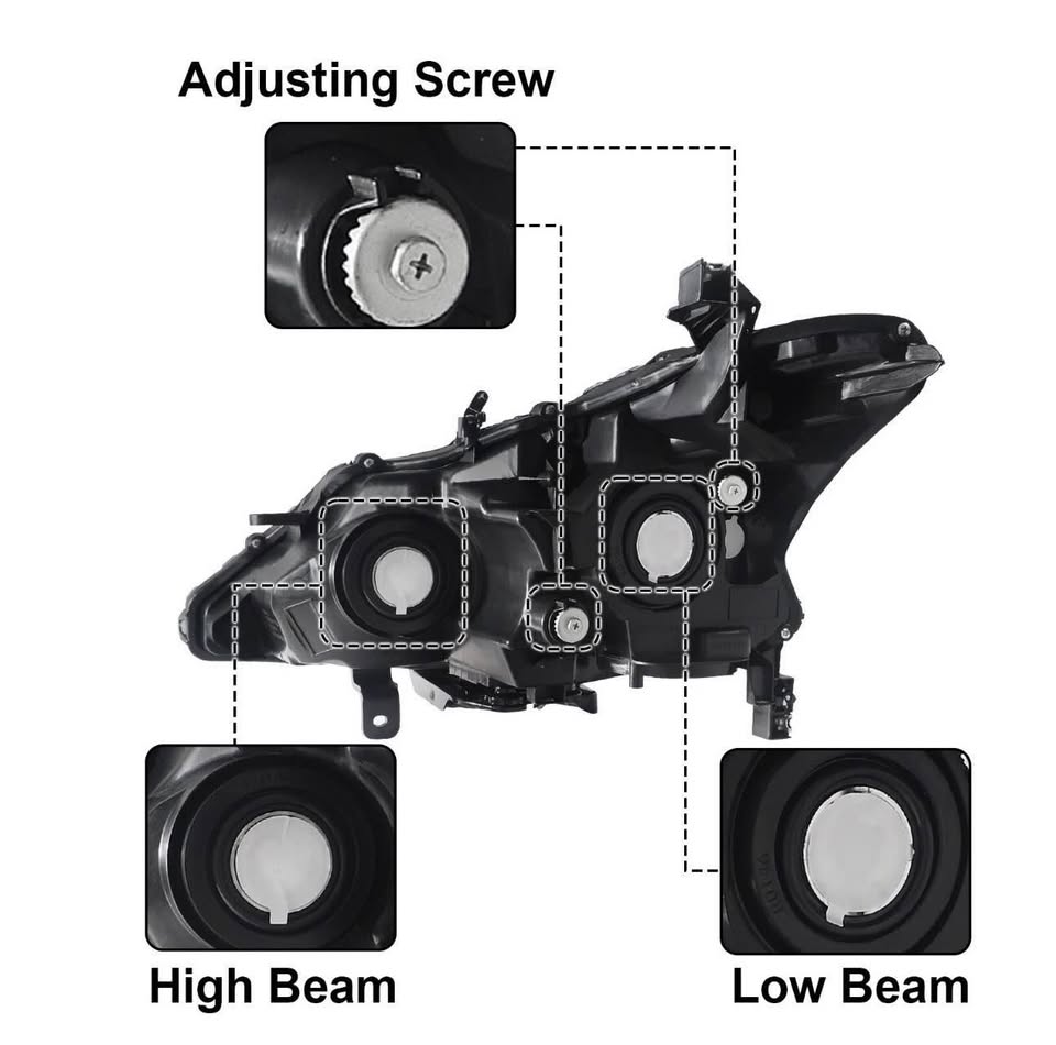 Brand New Nissan Altima Headlights Left and Right fits 2013, 2014 and 2015 S/SL/SV