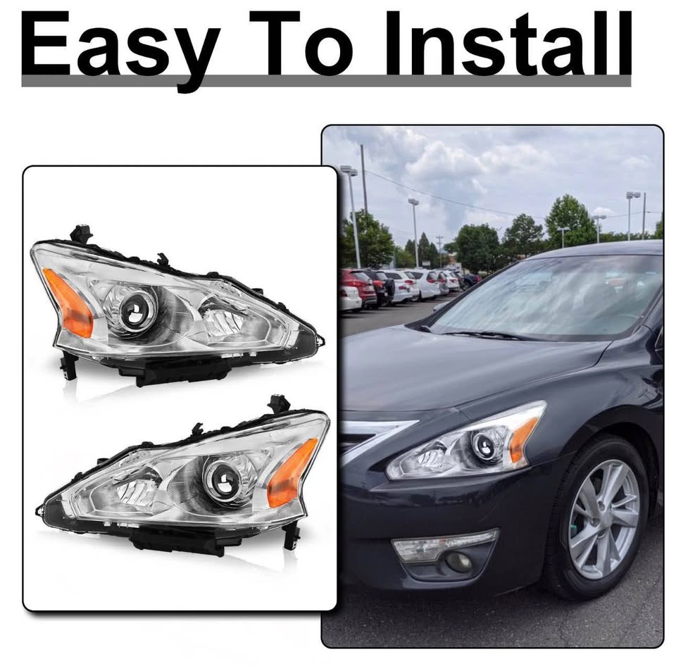 Brand New Nissan Altima Headlights Left and Right fits 2013, 2014 and 2015 S/SL/SV