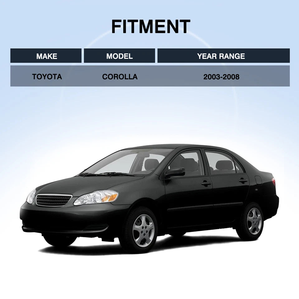 NEW Headlights for Toyota Corolla 2003 through 2008