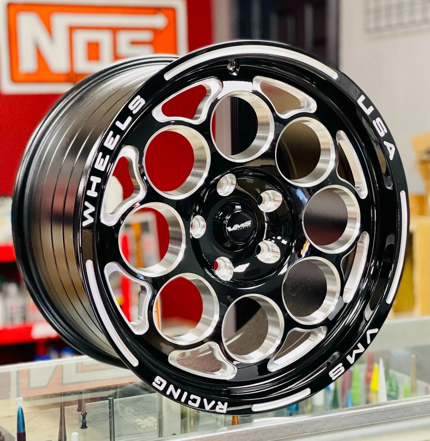 VMS Modulo Wheels Rims 17x10 5X120 +44 ET SET OF TWO