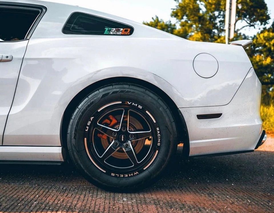 Set of Four VMS RACING V-STAR 17X10 and 18X5 DRAG PACK WHEELS RIMS SET FOR 05+ FORD MUSTANG